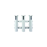 SeaDog 3250321 Triple Threat™ Three Pole Rod Holder, White