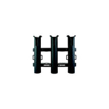 SeaDog 3250331 Triple Threat™ Three Pole Rod Holder, Black