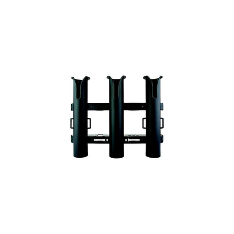 SeaDog 3250331 Triple Threat™ Three Pole Rod Holder, Black