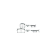 Sea-Dog 3265303 Fillet & Prep Table Square Rail Mount, A:20", B:12-5/8", C 13-1/2", D:2", Medium, Fits Tubing: 1"-1-1/4"