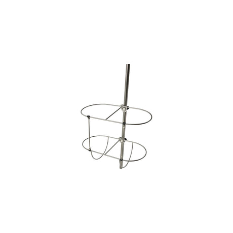 SeaDog Rail Mount Dual Boat Fender Holder Storage Rack | 7/8" to 1"