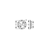 Quarter-Turn Deck Plate w/Internal Collar