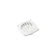 Sea-Dog 3373161 Flush Hose Vent, 3" Hose,  A: 2-13/16", B: 2-3/4", C:3-11/16", D:5/16" ,Hose/ Hole Size : Up to 3", White