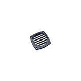 Sea-Dog 3373161 Flush Hose Vent, A: 2-13/16" , B:2-3/4", C:3-11/16", D:5/16", Hose/ Hole Size: Up to 3", Black