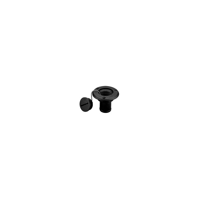 Sea-Dog 3570101 Gas Deck Fill Fiberglass Nylon w/Red Slotted Cap,A: 1-1/2"Hose, B:2-1/2", C: 3-3/8", #10 FH