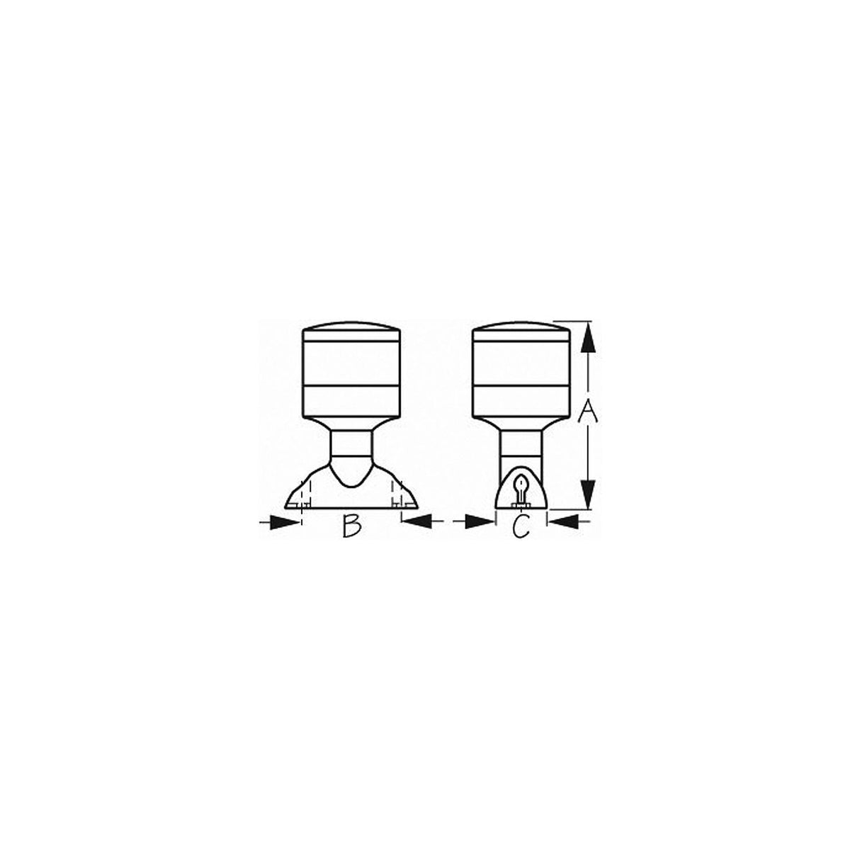 SeaDog 400042 LED All Around Light | USCG 2 NM Approved |  #12 RH Fastener