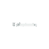 Sea-Dog 4001121 Removable All Around Light, A: 24-7/8" , B:16-1/2", C:5/8", D:2-7/8",12V, #8 FH