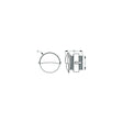 SeaDog 401270 LED Flush Mount Round Courtesy Light with Stainless Cover | White Finish