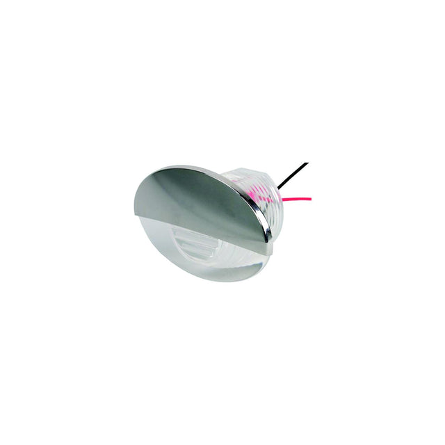 SeaDog 401275 LED Flush Mount Oval Courtesy Light with Stainless Cover | White Finish