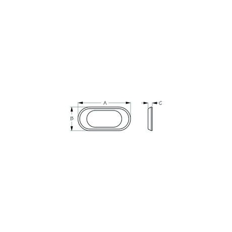 Seadog LED Surface Mount Courtesy Light, White