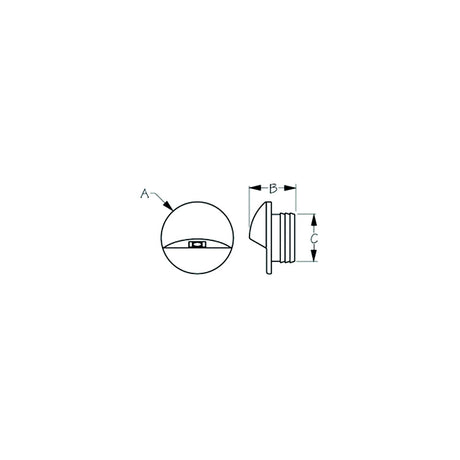 Seadog 4014131 LED Alcor Courtesy Light, Blue