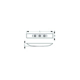SeaDog 401422 Large Deluxe LED 9-28 Voltage Courtesy Light | Facing Forward | White Finish
