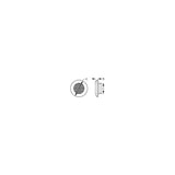 SeaDog 4016251 Chrome Plastic Housing w/White LEDs, 8 Lumens Courtesy Light