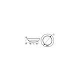 SeaDog 401757 Plastic 5 Red & 15 White LED Day & Night 12V Dome Light | #8 Fastener | White Finish