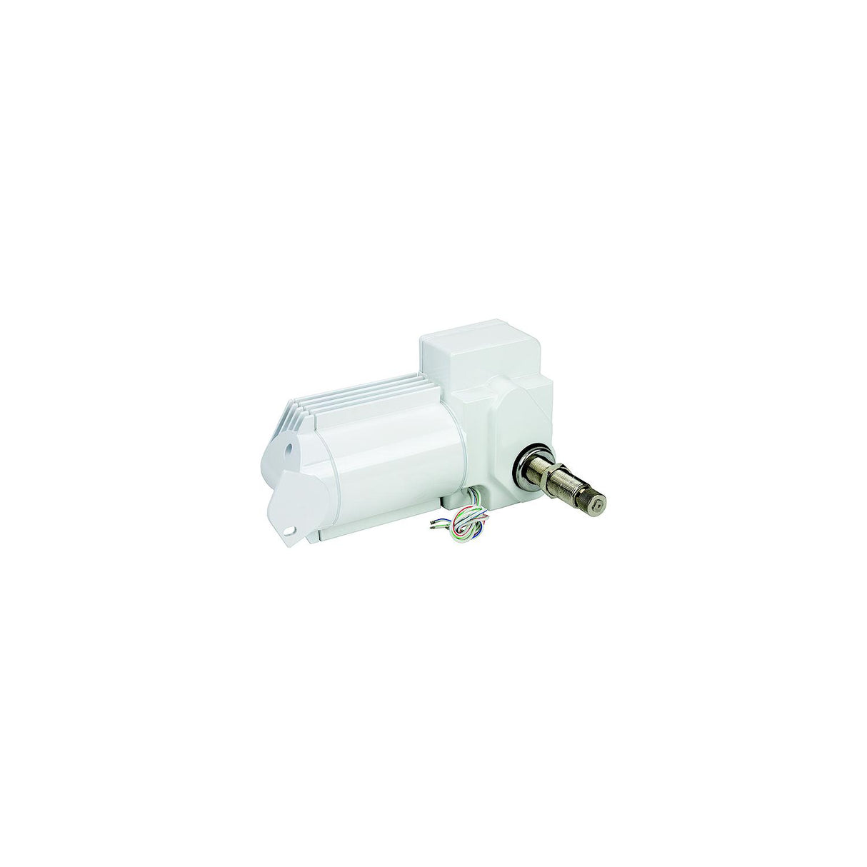 SeaDog Powder Coated Aluminum & Stainless Waterproof Heavy Duty 12V Wiper Motor | White Finish