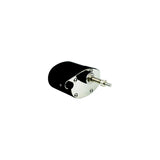 SeaDog Stamped Powder Coated Steel & Stainless Standard 12V Wiper Motor | 2-1/2" Shaft | Black Finish