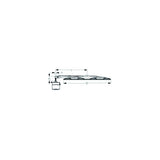 SeaDog Standard Wiper 12V Motor Kit | Black Finish | Includes Motor, 11" to 13" Arm & 11" Blade