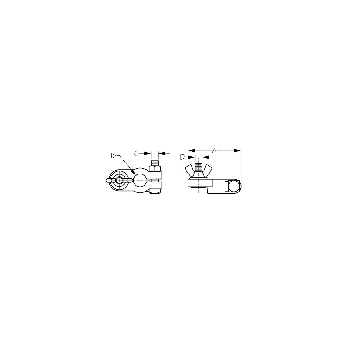 Sea-Dog 4152101 Battery Terminals, Positive & Negative Set