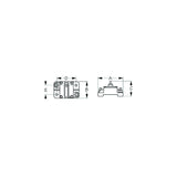 Sea-Dog 4208751 Hi-Amp Surface Mount Resettable Circuit Breaker, 70 amps, A=2-7/8" B=1-7/8" C=1-3/4" D=2-3/16" E=1-1/16", 48 Volts