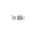 Sea-Dog 4216171 Cobra Rainbow Display Digital Voltmeter