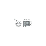 Sea-Dog 4216171 Cobra Rainbow Display Digital Voltmeter
