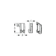 Sea-Dog 4253901 Water Resistant Clear Fuse Cover, A: 2-1/18" B: 9/16" C"3/8"