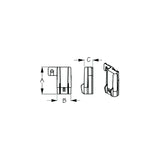 Sea-Dog 4253901 Water Resistant Clear Fuse Cover, A: 2-1/18" B: 9/16" C"3/8"