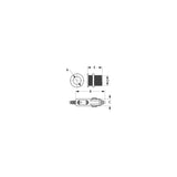 Sea-Dog 4261161 Deluxe Power Socket, Cap & Plug, 12V