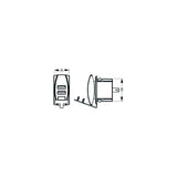 SeaDog 426520 Double USB 12V to 24V Input Rocker Switch Power Socket