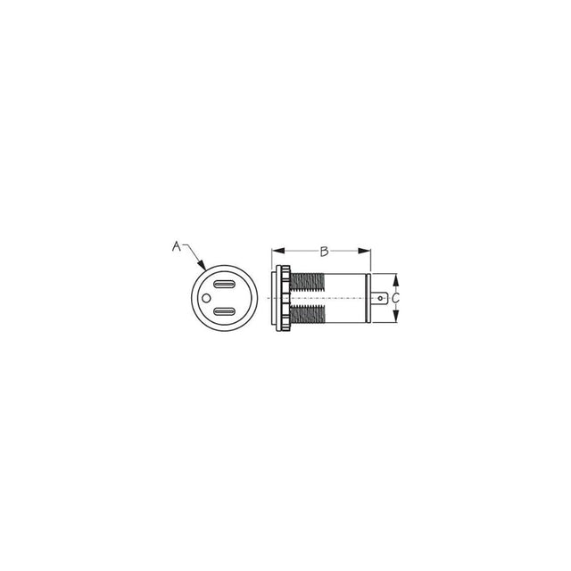 Sea-Dog 4265221 Dual USB-C Power Socket