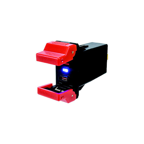 Sea-Dog 4265451 Usb 3.0 & Usb-C Rocker Style Power Socket With Dual Fixed Cover A: 1" B: 2-1/8" C: 1-7/16" Volts: 6-32