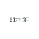 Sea-Dog 4265451 Usb 3.0 & Usb-C Rocker Style Power Socket With Dual Fixed Cover A: 1" B: 2-1/8" C: 1-7/16" Volts: 6-32