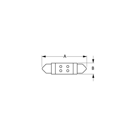 6 LED Festoon Bulb 1-1/2, 1/Cd