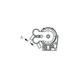 Sea-Dog 5170603 Galley Foot Pump, A: 1/2" Hose, #8 RH