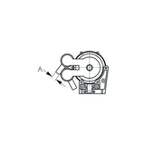 Sea-Dog 5170603 Galley Foot Pump, A: 1/2" Hose, #8 RH