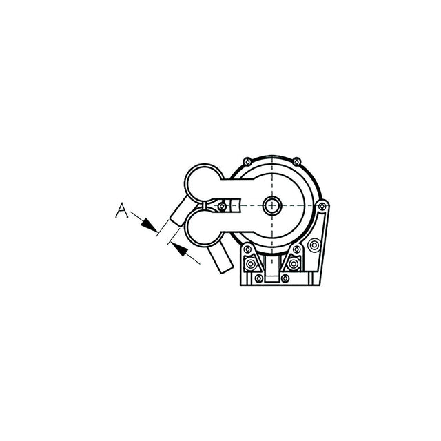 Sea-Dog 5170603 Galley Foot Pump, A: 1/2" Hose, #8 RH