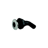 Sea-Dog 520835 90° Thru-Hull With Stainless Cap, A:2-3/8", B: 1-1/8", 1-13/16" ,D: 4-5/16", E: 1-9/16" ,F: 1-1/2", Stainless