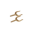 SeaDog 5805701 Brass Round Horn Oarlocks,A: 1/2" B: 2-1/8"