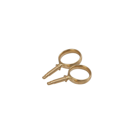 SeaDog 5805901 Brass Round Horn Oarlocks,A: 1/2" B: 2-1/8"