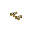 SeaDog 5806001 Brass Oarlock Sockets, Top Mt., A:1/2" C: 1-1/16"