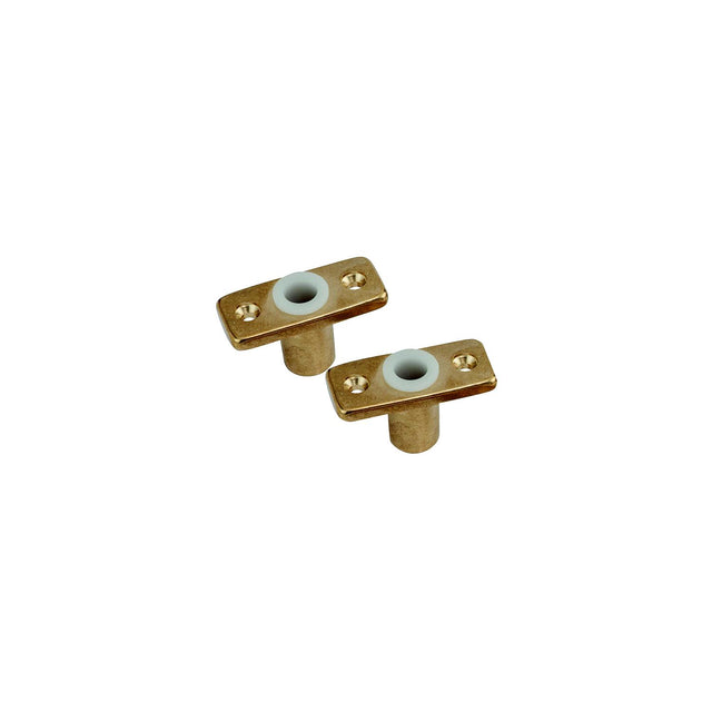 SeaDog 5806001 Brass Oarlock Sockets, Top Mt., A:1/2" C: 1-1/16"
