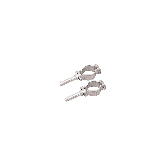 Zinc Plated Steel Clamp-On Oar Lock, Pair, 1/2" Shaft