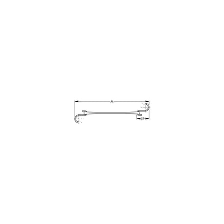 Rubber Tie Down, 13-1/2"