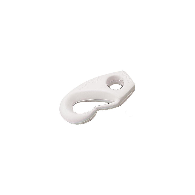 3/8" Nylon Shock Cord Clip, White, Bulk