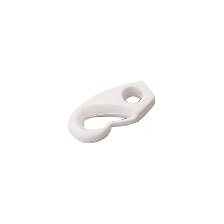 5/16" Nylon Shock Cord Clip, White, Pair
