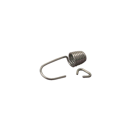 1/4" Stainless Shock Cord Clip w/Crimp, Pair
