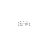 Replacement 3/8" Crimps for Stainless Shock Cord Clips, 10/pk