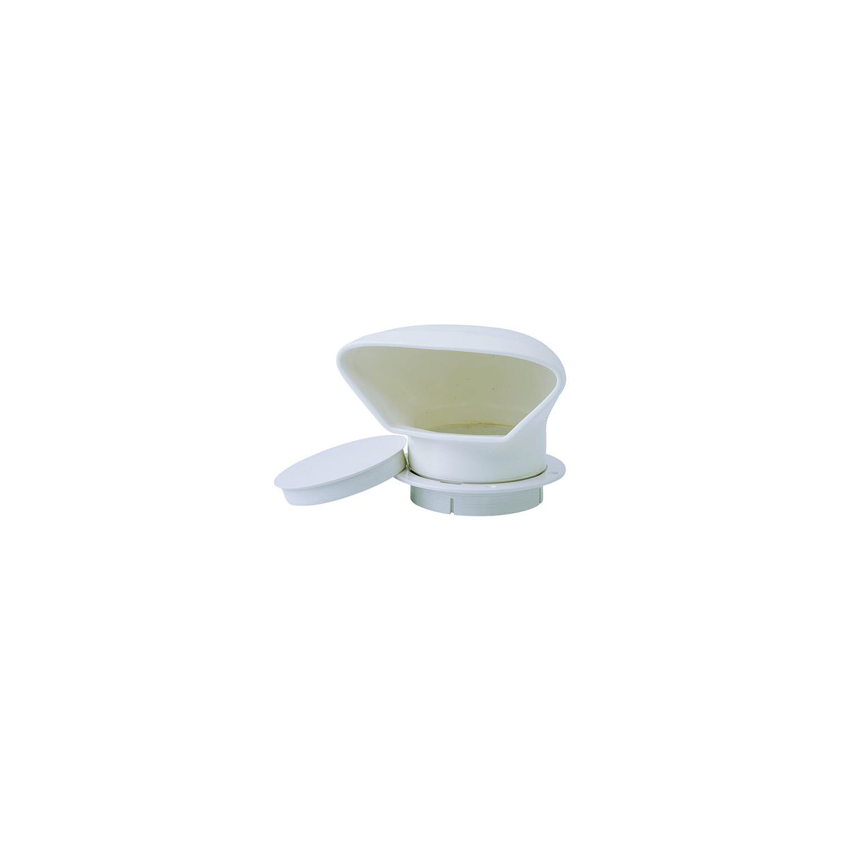SeaDog 7271323 PVC Low Profile Cowl Vent & Snap On Deck Plate
