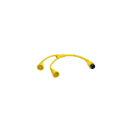 Hubbell Yellow "Y" Female to Male Adapter