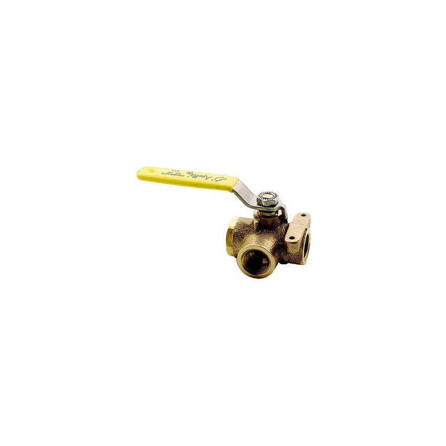 1/2" 3-Way Bronze Diverter Valve